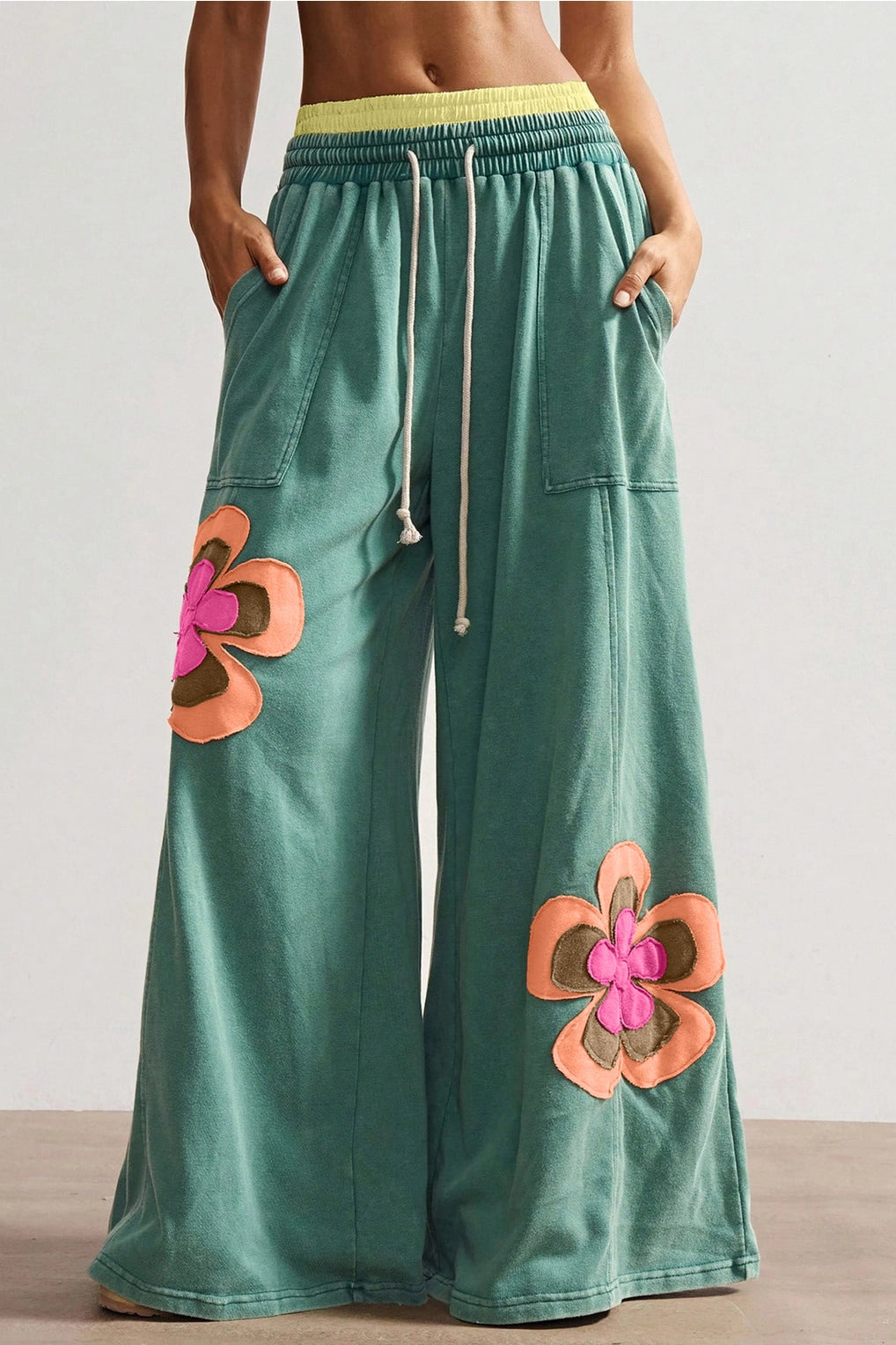 Patched Flower Pant (Pre-Order)